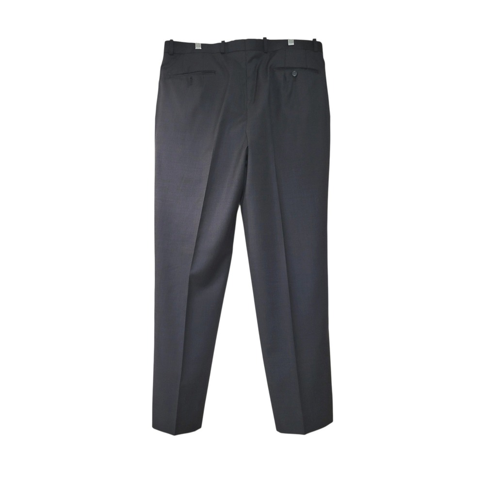 Alfani Mens R36 Charcoal Gray Wool Blend Dress Pants Lightweight Career Corp